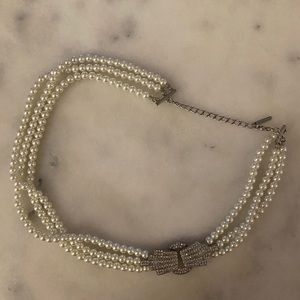 Saks Fifth Avenue Pearl Fashion Choker Necklace